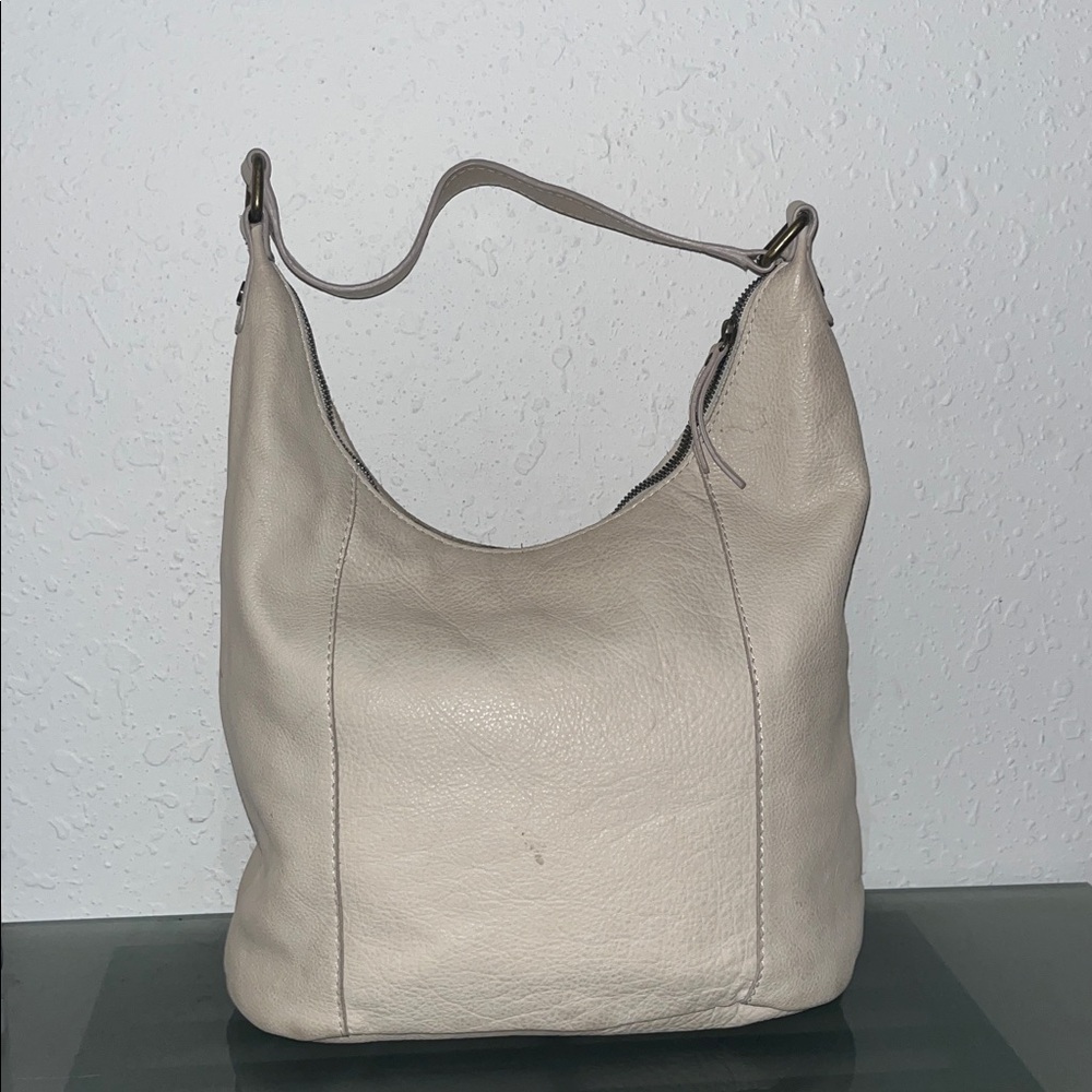 American Leather Co. Carrie stone shoulder bag
